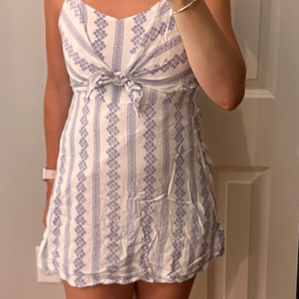 Knotted casual summer dress
